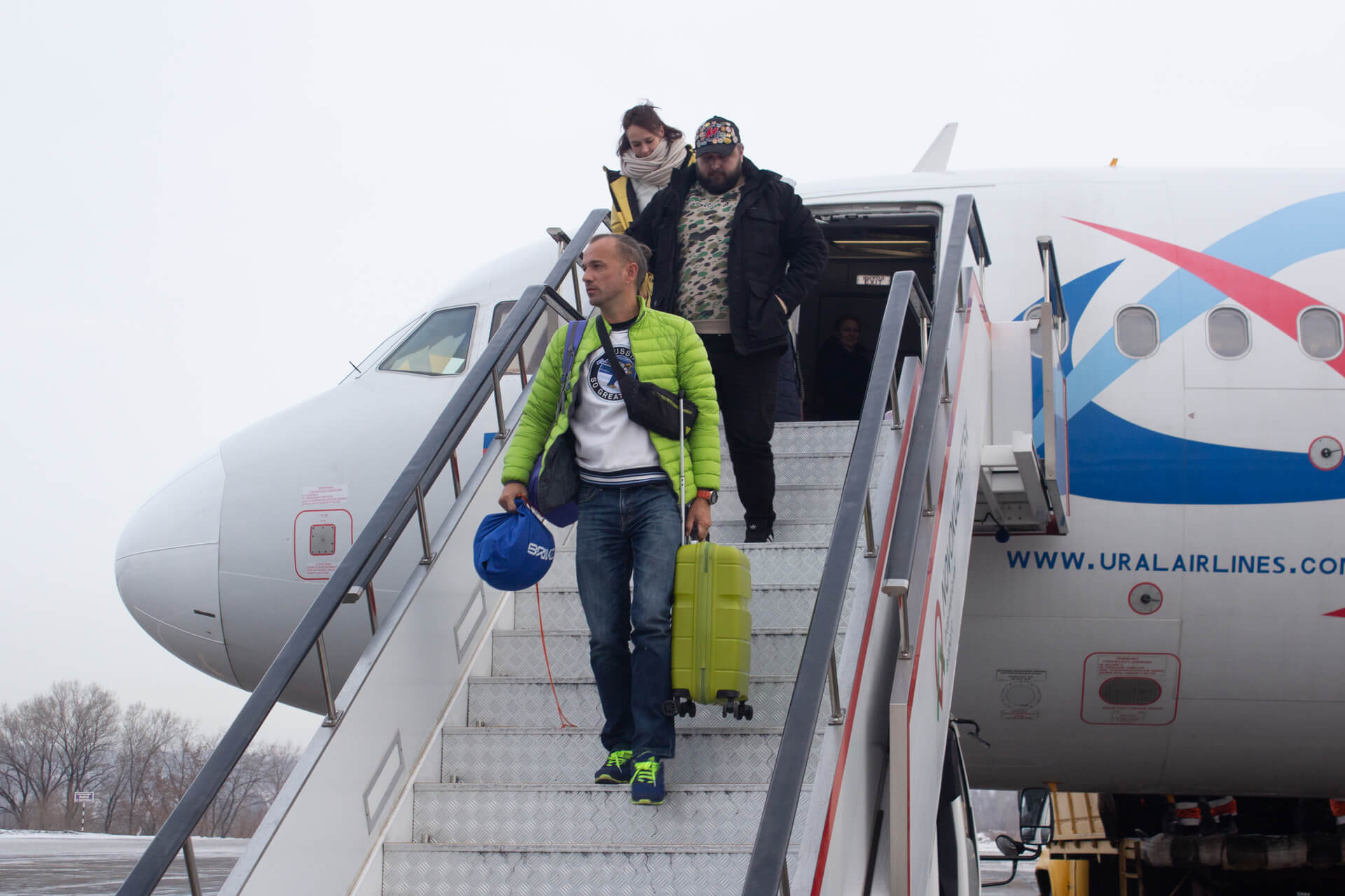 Sheregesh welcomes the first charter flight of the winter season!